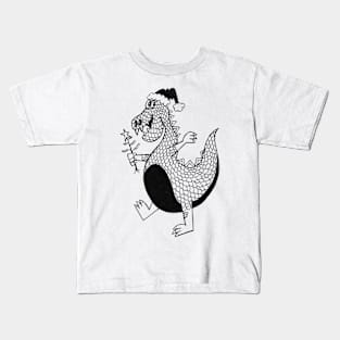 Christmas Dino Kids T-Shirt